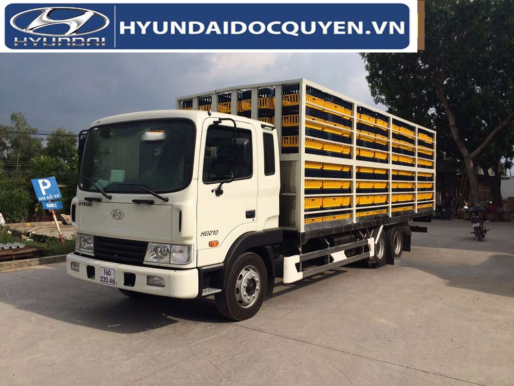 XE CHỞ GIA CẦM, CHỞ GÀ, CHỞ VỊT HYUNDAI HD210