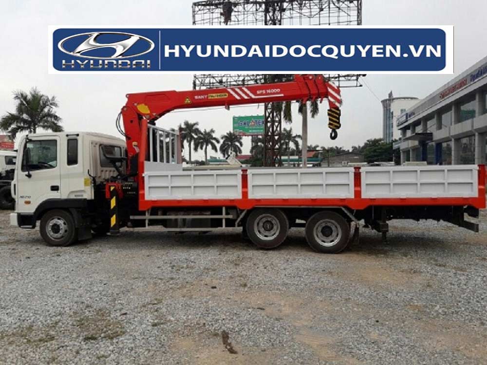 XE TẢI HD210 GẮN CẨU 7 TẤN SANY PALFINGER SPS16000