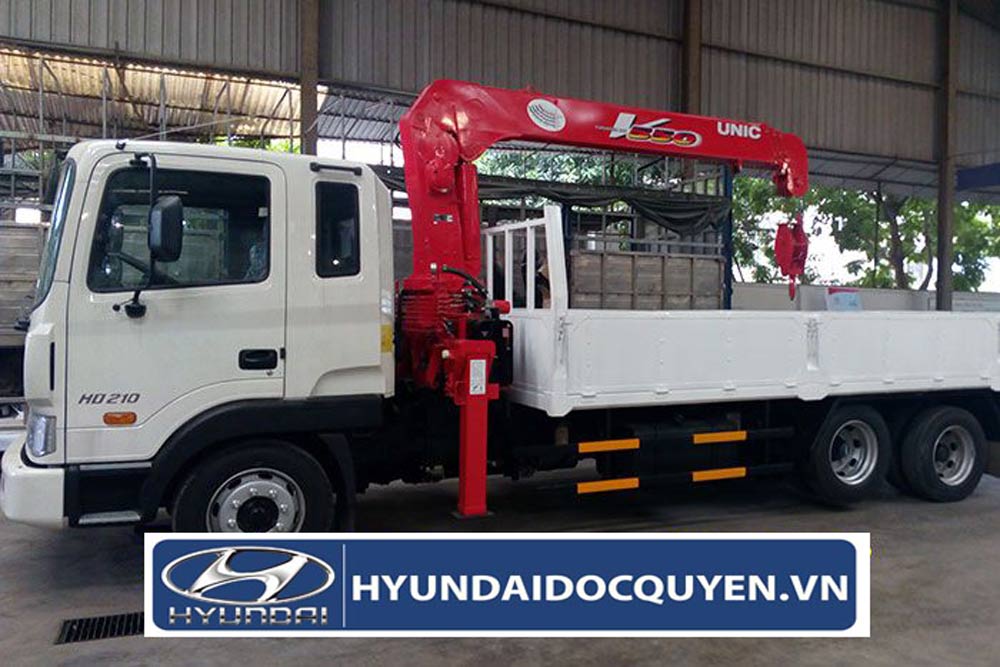XE TẢI HD210 GẮN CẨU 5 TẤN 4 KHÚC UNIC 554