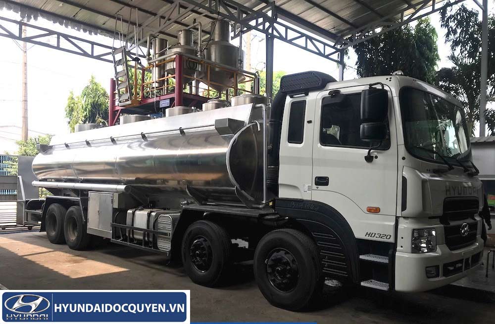 XE BỒN HYUNDAI HD320 22 KHỐI CHỞ HEXANE