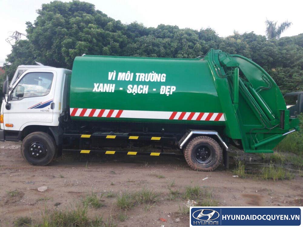 Xe ép rác Hyundai HD72 6 khối